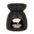 Ceramiczny podgrzewacz olejowy - Czarny Kominek z Kociołkiem